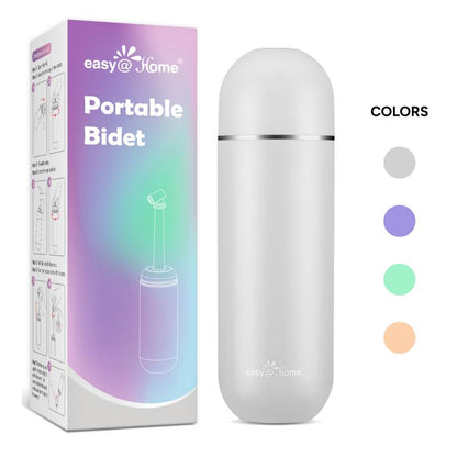 Easy@Home Portable Bidet – 380ml Travel Peri Bottle, Leakproof & Battery-Free