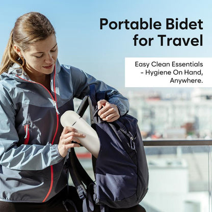 Easy@Home Portable Bidet – 380ml Travel Peri Bottle, Leakproof & Battery-Free