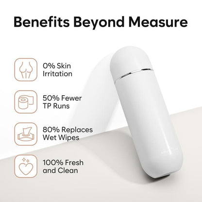 Easy@Home Portable Bidet – 380ml Travel Peri Bottle, Leakproof & Battery-Free